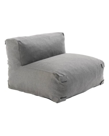 Fauteuil de jardin pour canapé modulable gris