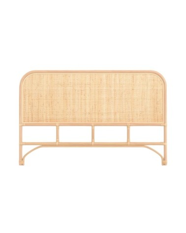 Tête de lit 140 cm en rotin naturel