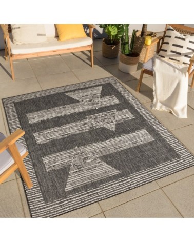 Tapis intérieur extérieur anthracite - 160x230