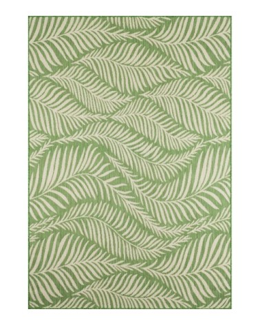 Tapis feuille de palmier indoor outdoor vert - 200x290