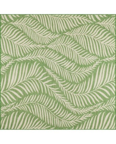 Tapis feuille de palmier indoor outdoor vert - 200x290