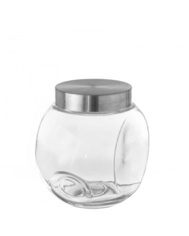 Bocal de cuisine en verre avec bouchon en inox 175cl