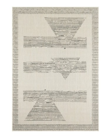 Tapis intérieur extérieur gris - 200x290