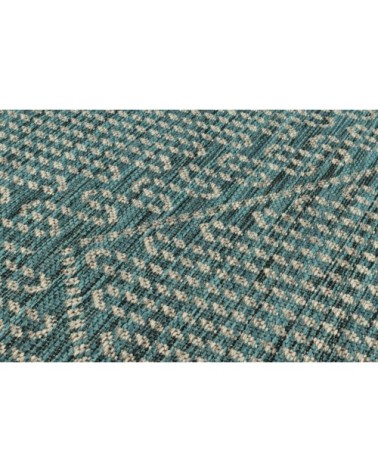 Tapis motifs géométriques Bleu - 120x160