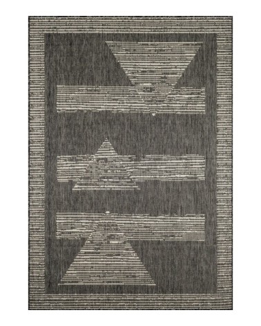 Tapis intérieur extérieur anthracite - 120x160