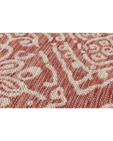 Tapis avec ornement floral rose - 120x160