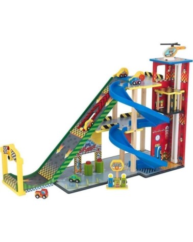 Circuit voiture de course avec rampe