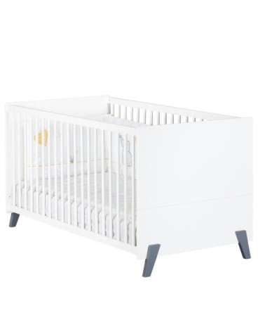 Lit évolutif 140x70 - Little Big Bed en Bois Blanc