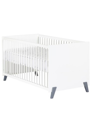 Lit évolutif 140x70 - Little Big Bed en Bois Blanc