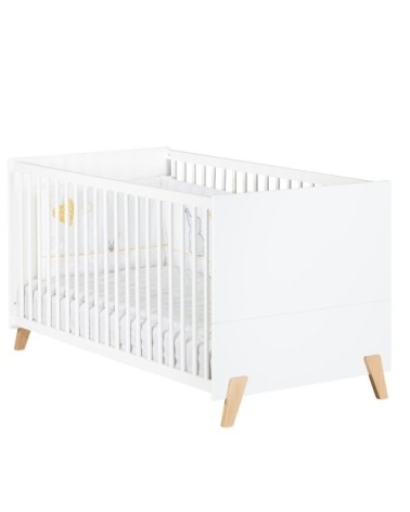 Lit évolutif 140x70 - Little Big Bed en Bois Blanc