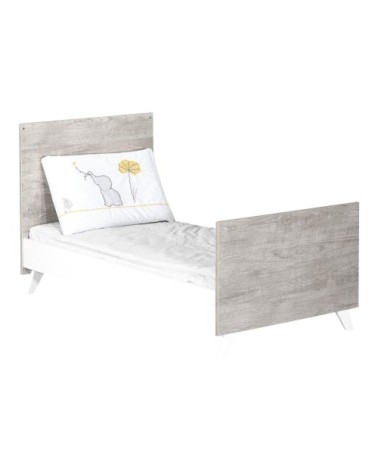 Lit évolutif 140x70 - Little Big Bed en Bois Gris foncé