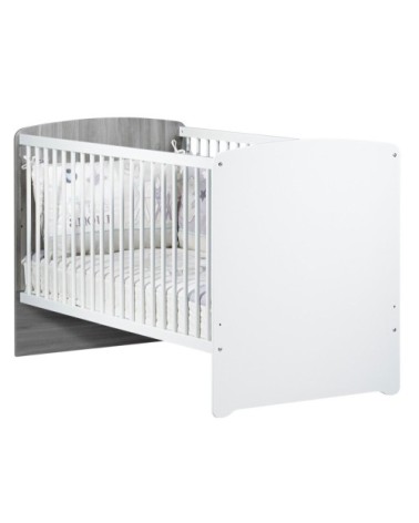 Lit évolutif 140x70 - Little Big Bed en Bois Gris