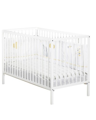 Lit bébé 120x60 bois en Bois Blanc