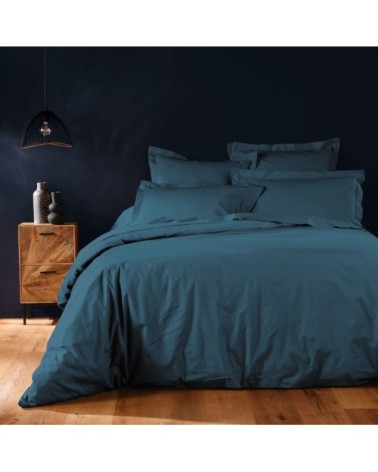 Housse de couette en coton 57ils coloris bleu 240x220cm