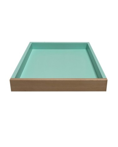 Plateau optionnel pour table à langer bicolore vert - 70x90x7cm