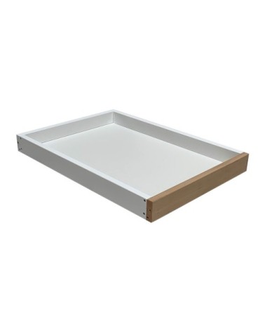 Plateau optionnel pour table à langer  bicolore blanc - 70x90x10 cm