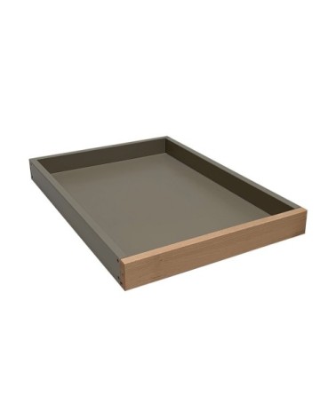 Plateau optionnel pour table à langer  bicolore gris - 70x90x10 cm