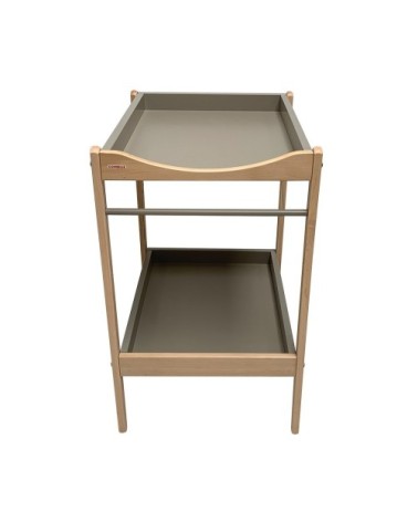 Table à langer  bicolore gris - 72x90x55 cm