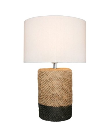 Lampe de table en concrete marron
