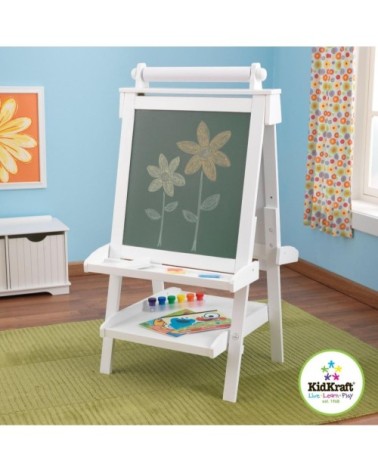 Chevalet de dessin en bois tableau et ardoise