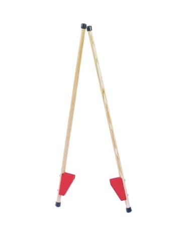 Paire d'échasses en bois 150cm