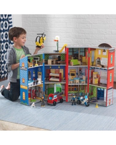 Gendarmerie et caserne pompiers pour enfant