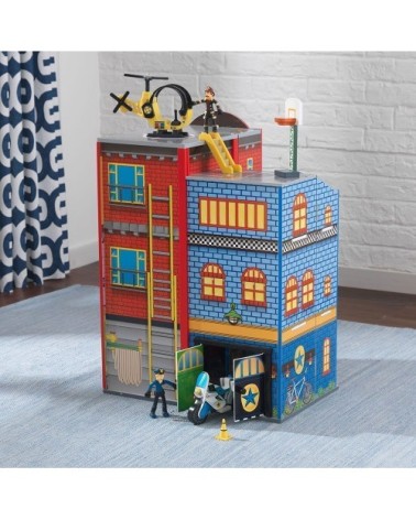 Gendarmerie et caserne pompiers pour enfant
