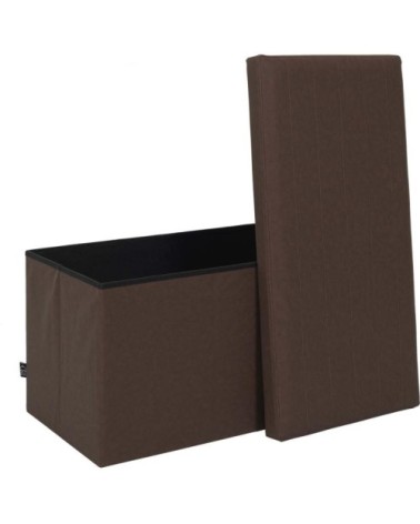 Banc coffre pliable en pu jill