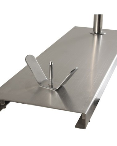 Support à jambon en acier inoxydable 49,5x16,5x34cm
