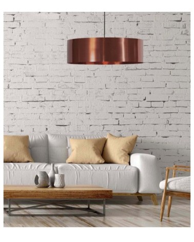 Abat-jour suspension Laqué cuivre brillant Ø 60 x H 25