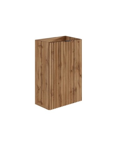 Meuble lave main effet bois