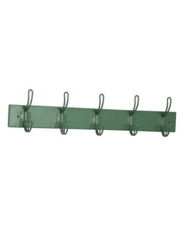 Portemanteau métal vert 12x57