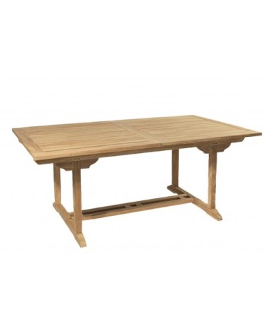 Table de jardin et chaises en teck et textilene 8/10 personnes