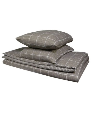 Parure de couette 100% coton flanelle imprimée 240x220cm 2 taies