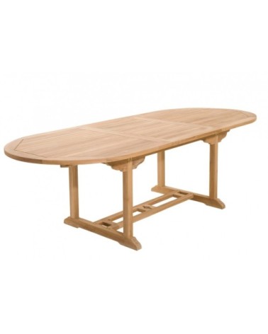 Table de jardin en teck 8/10 personnes extensible L240 cm