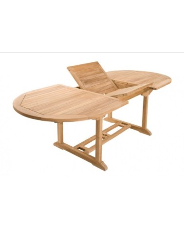 Table de jardin en teck 8/10 personnes extensible L240 cm