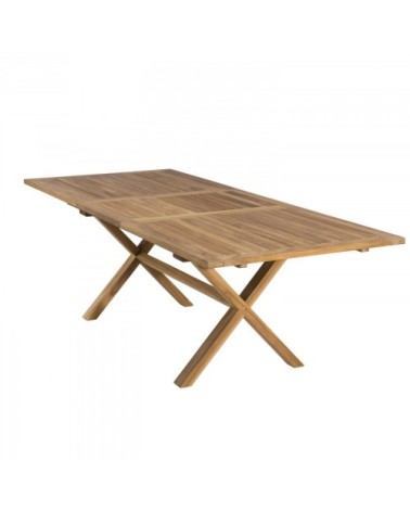 Table de jardin extensible en teck 8/10 personnes L. 240 cm