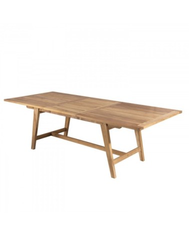 Table de jardin extensible en teck 8/10 personnes L. 240 cm