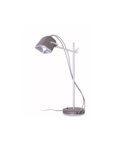 Lampe à poser en aluminium gris H60cm