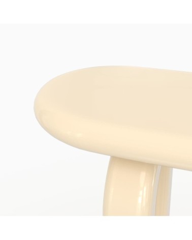 Console laquée blanche en mdf, 120 cm
