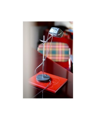 Lampe à poser en aluminium gris H60cm