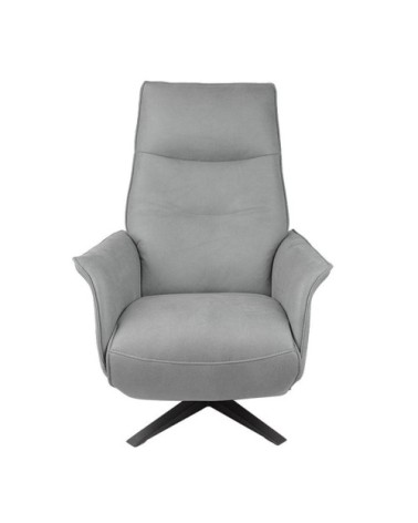 Fauteuil de Relaxation Manuel Design - Microfibre Gris