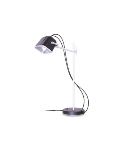 Lampe à poser en aluminium noir H60cm