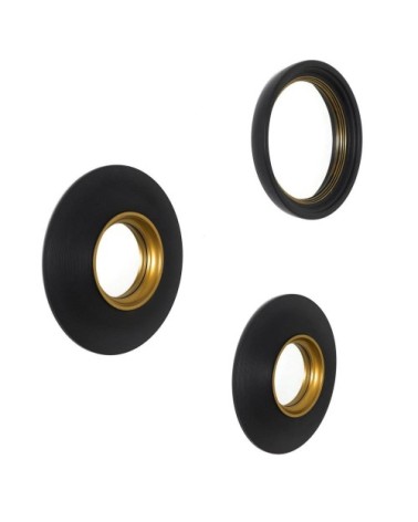 Lot de 3 miroirs convexes diamètre 25cm