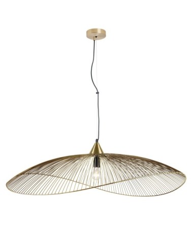 Suspension en métal dore