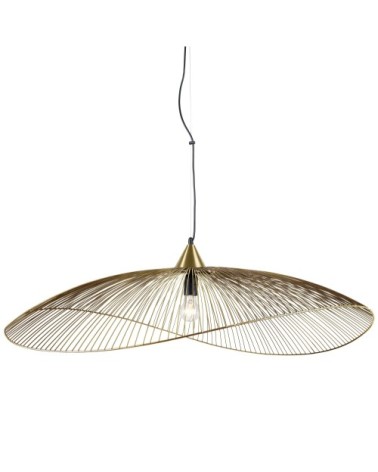 Suspension en métal dore