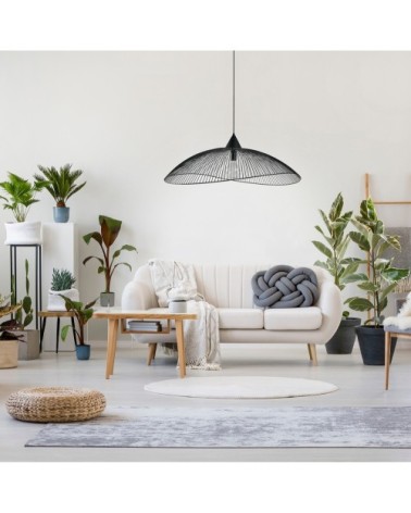 Suspension en métal noir