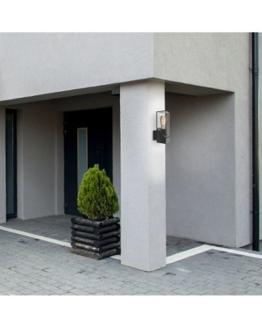 Applique extérieur en aluminium gris