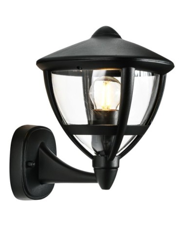 Applique extérieur en aluminium noir