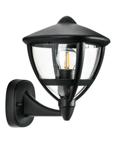 Applique extérieur en aluminium noir